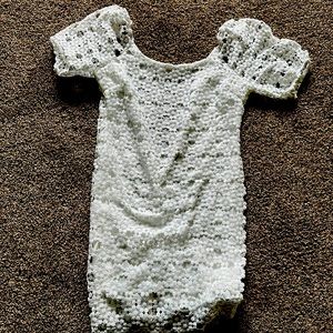 Lacey, white, wedding guest dress,scoop neck line